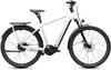 Cube Kathmandu Hybrid Deluxe Pro 800 metallicwhite'n'chrome Größe: 54 cm