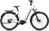 Cube Kathmandu Hybrid Deluxe Pro 800 metallicwhite'n'chrome Größe: Easy Entry 62 cm